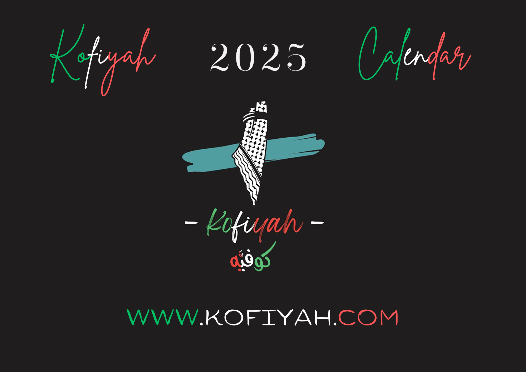 www.kofiyah.com-2025-Monthly-Calendar